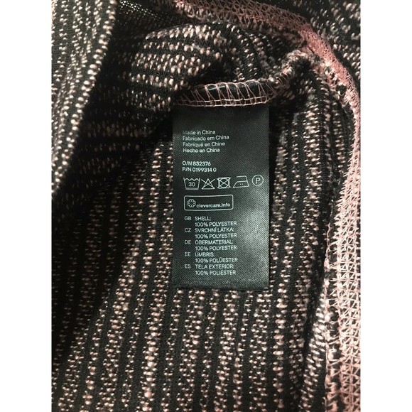 H&M Womens 3/4 Cuff Sleeve Texture Marl Pullover Raglan Sweatshirt Top Medium M - Picture 8 of 12